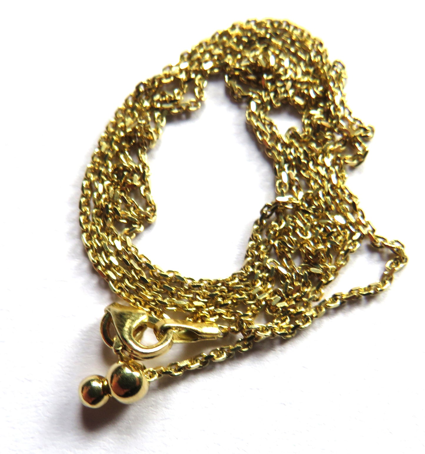 Ladies Gold Plated Sterling Silver Necklace