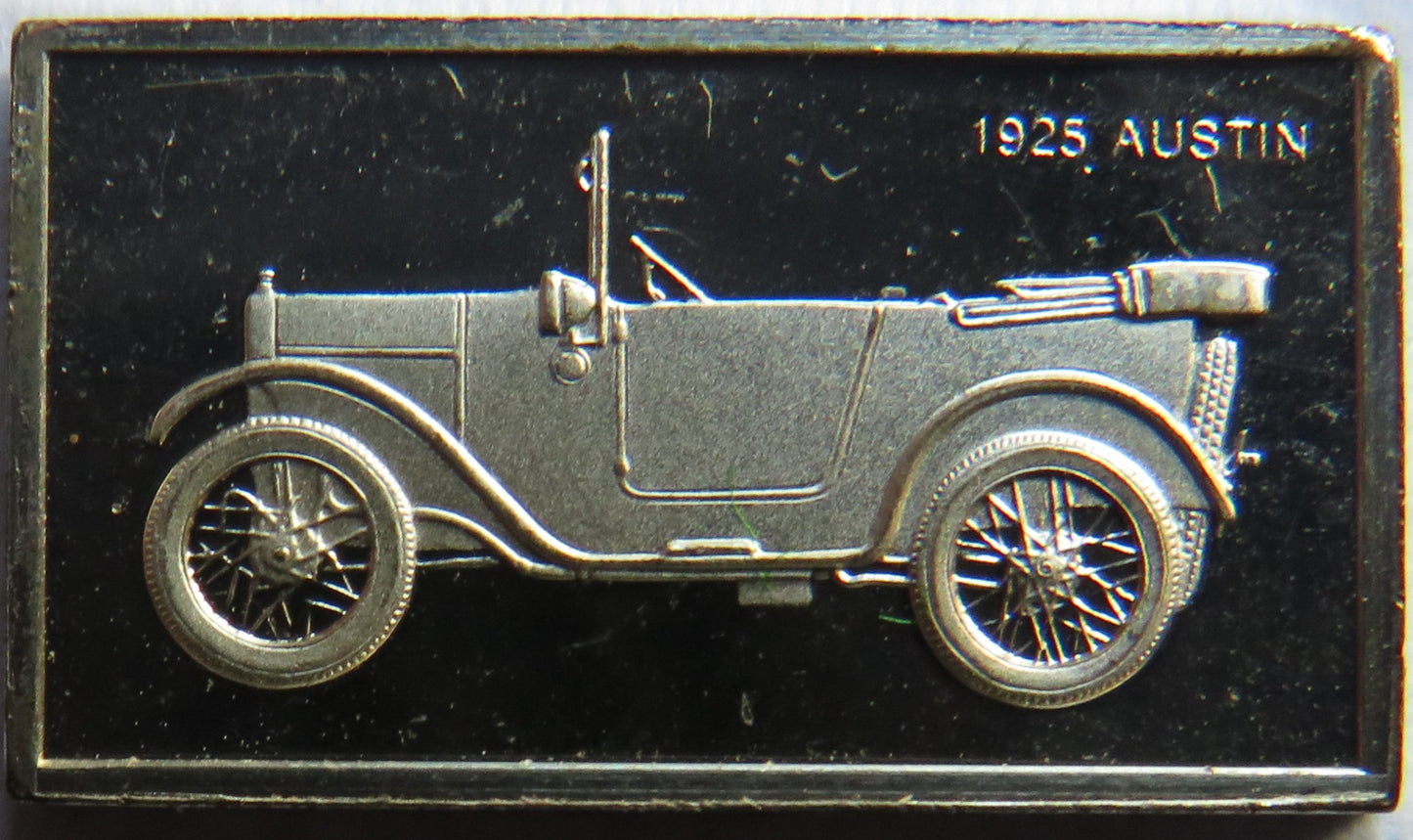 Small Sterling Silver Ingot Classic Cars 1925 Austin By John Pinches