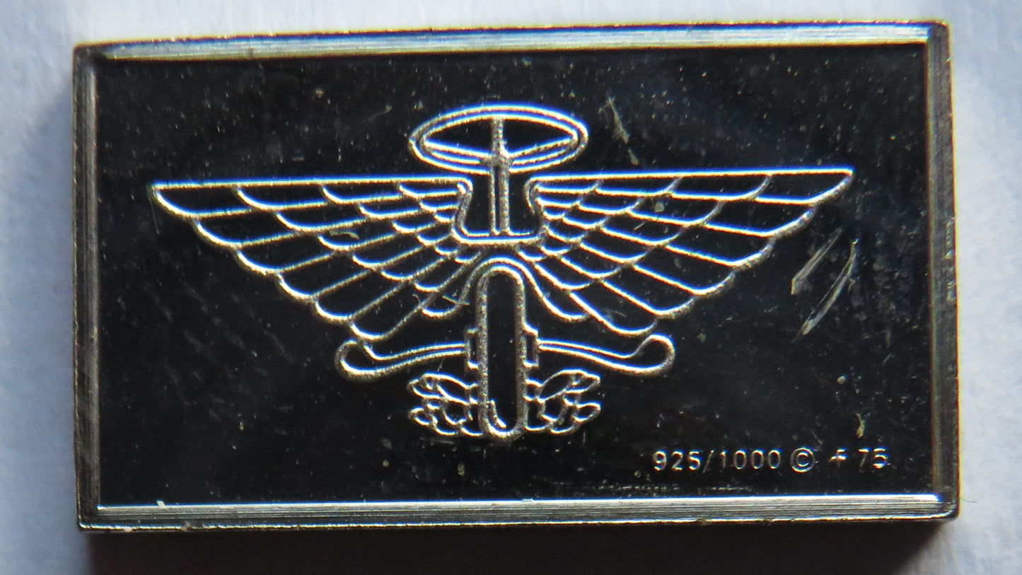 Small Sterling Silver Ingot Classic Cars 1925 Austin By John Pinches