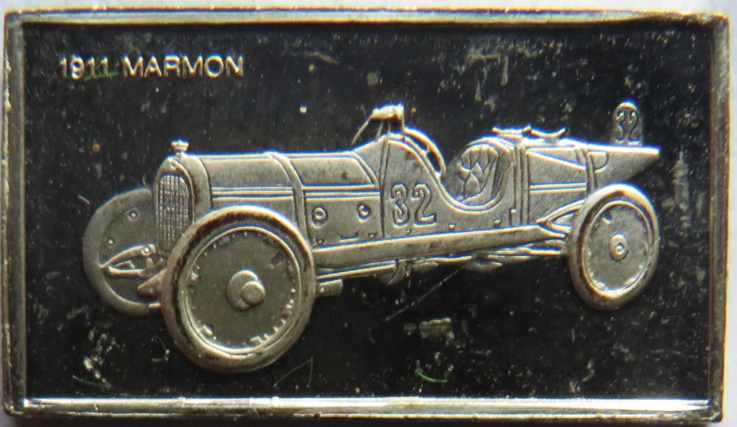 Small Sterling Silver Ingot Classic Cars 1911 Marmon By John Pinches