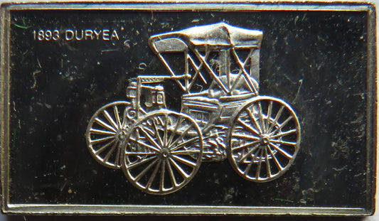 Small Sterling Silver Ingot Classic Cars 1953 Porsche By John Pinches