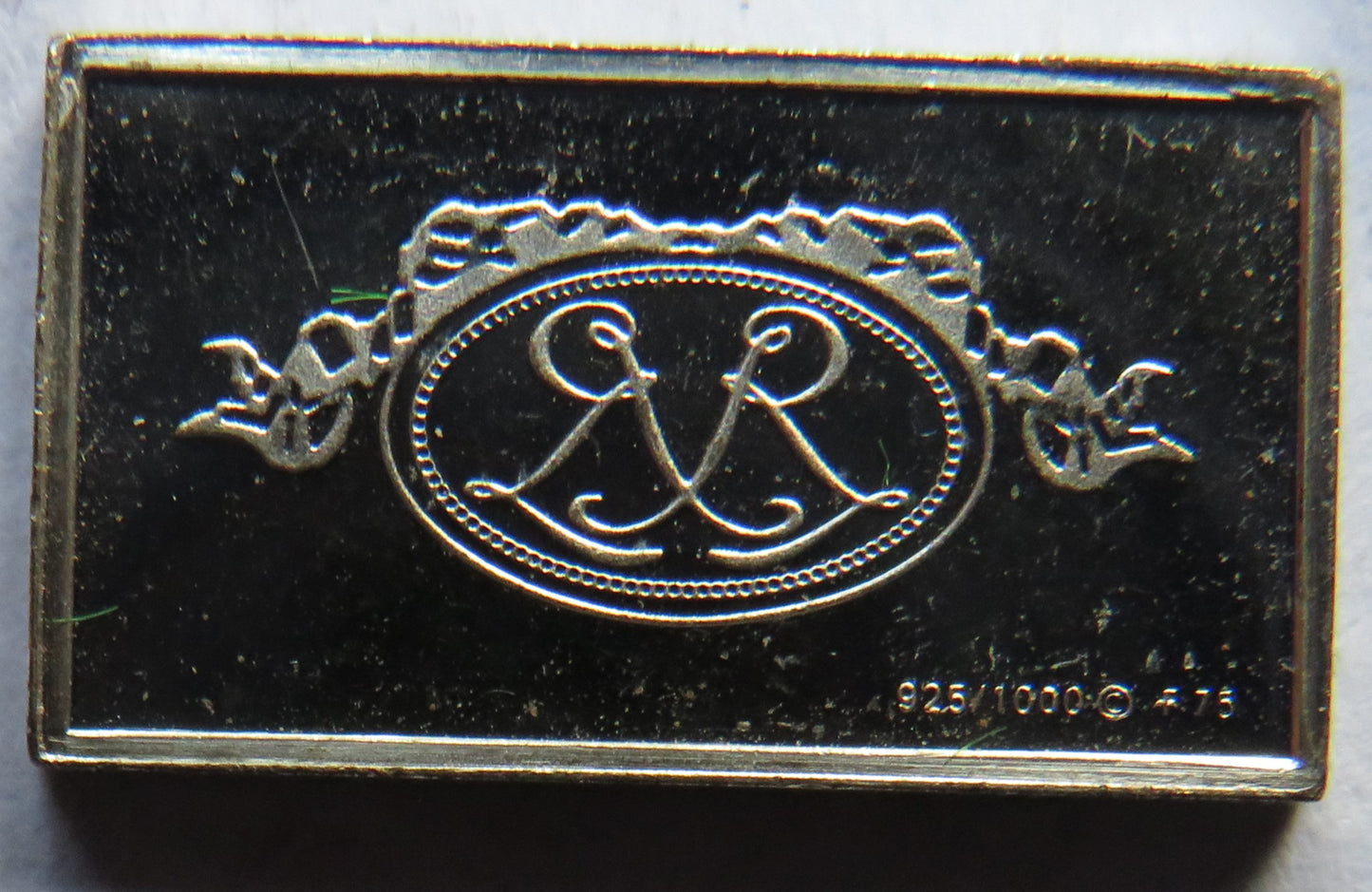 Small Sterling Silver Ingot Classic Cars 1899 Renault By John Pinches