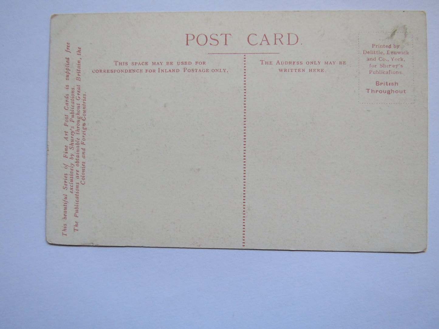 Vintage Postcard of on the Dargle, Ireland