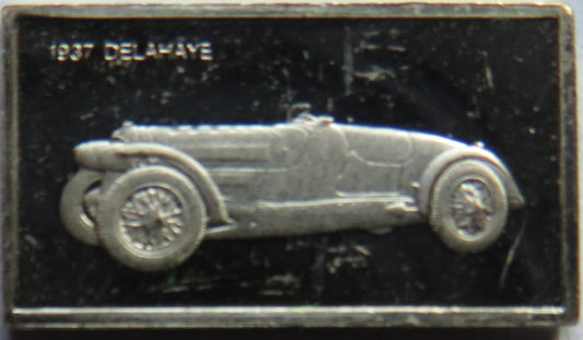 Small Sterling Silver Ingot Classic Cars 1937 Delahaye By John Pinches