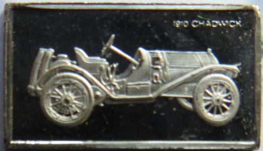 Small Sterling Silver Ingot Classic Cars 1910 Chadwick By John Pinches