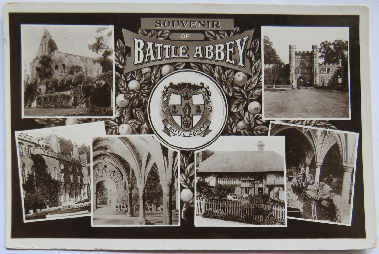 Vintage Postcard of Souvenir of Battle Abbey