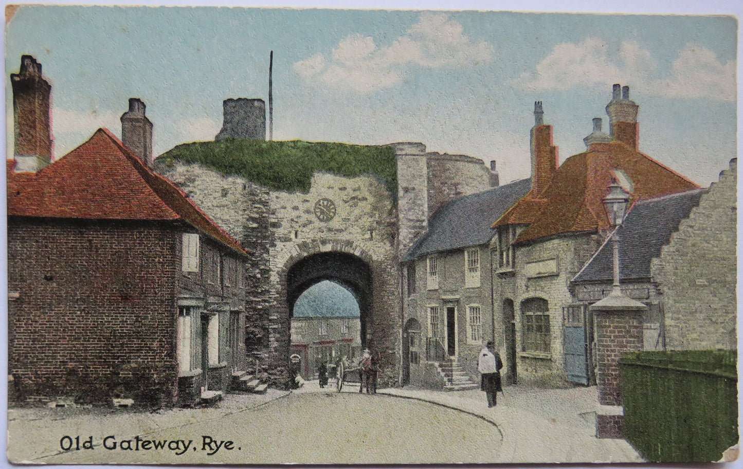 Vintage Postcard of Old Gateway, Rye