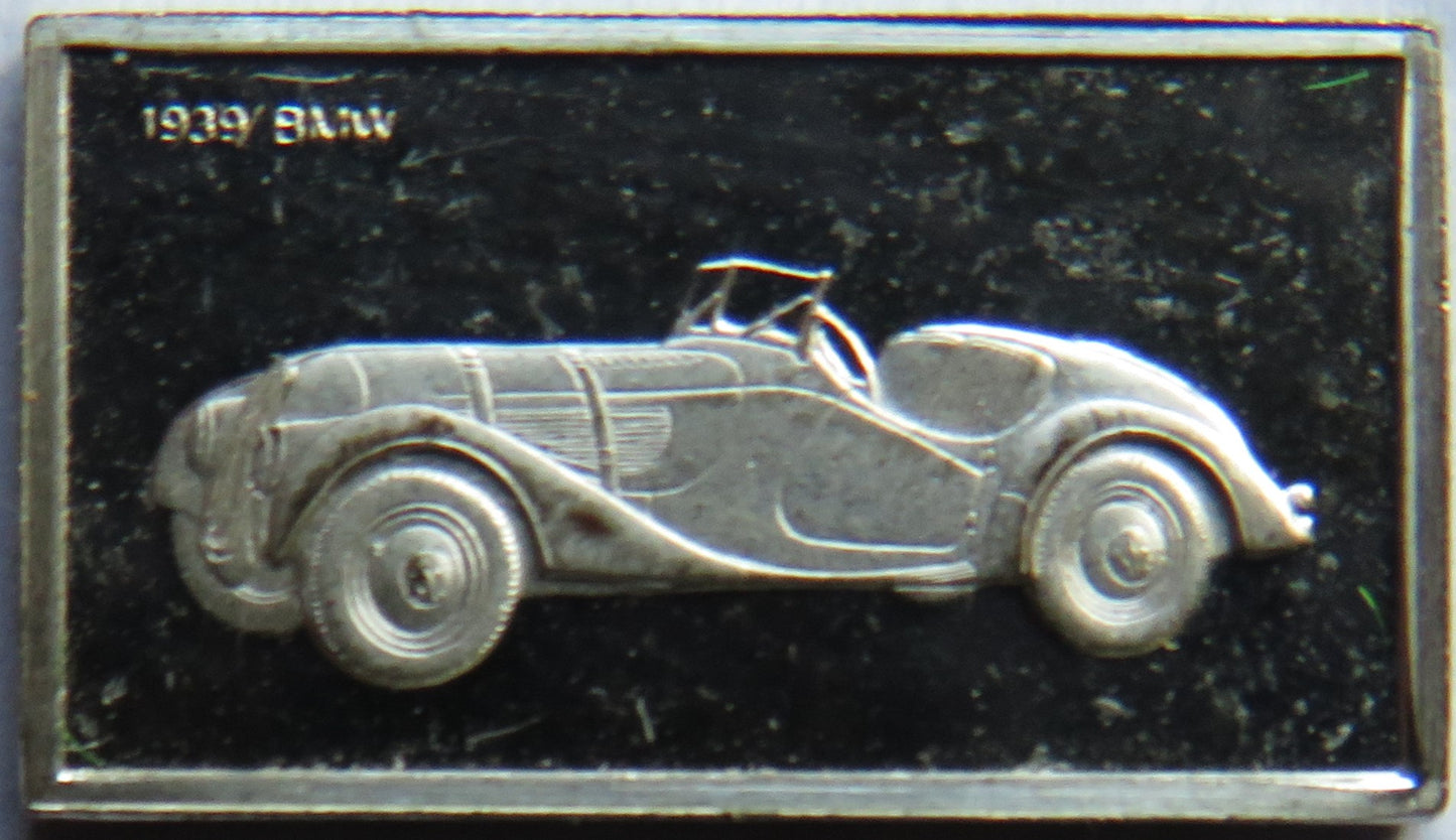 Small Sterling Silver Ingot Classic Cars 1939 BMW By John Pinches