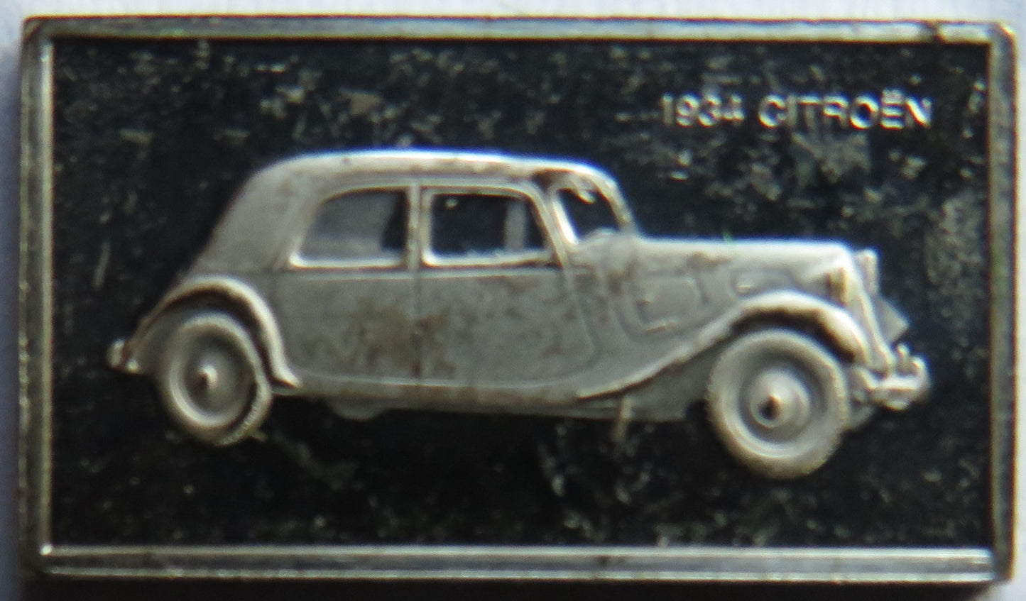 Small Sterling Silver Ingot Classic Cars 1934 Citroen By John Pinches