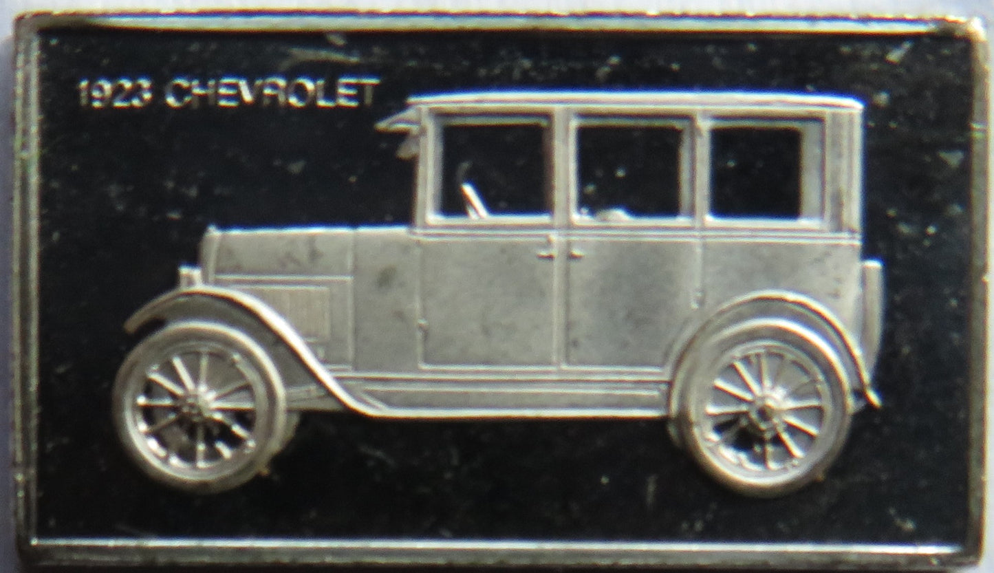 Small Sterling Silver Ingot Classic Cars 1923 Chevrolet By John Pinches