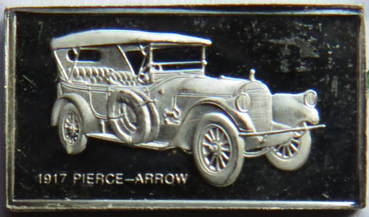 Small Sterling Silver Ingot Classic Cars 1917 Pierce-Arrow By John Pinches
