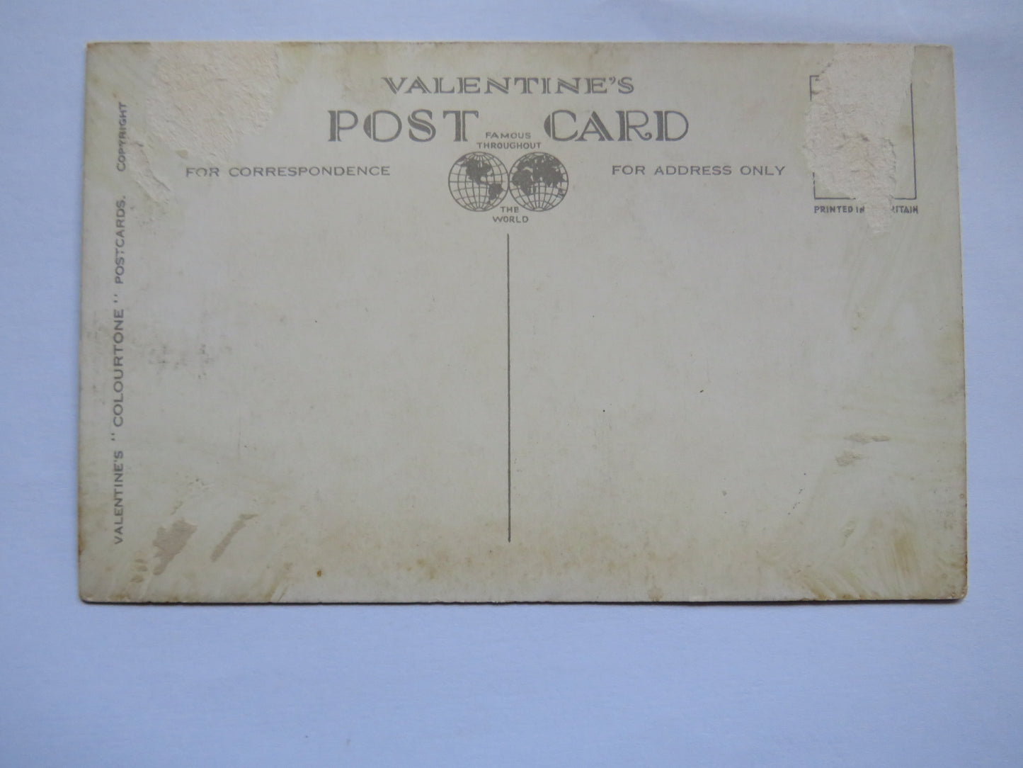 Vintage Postcard of Scottish National Way Memorial, Edinburgh Castle, Hunting Stewart Tartan