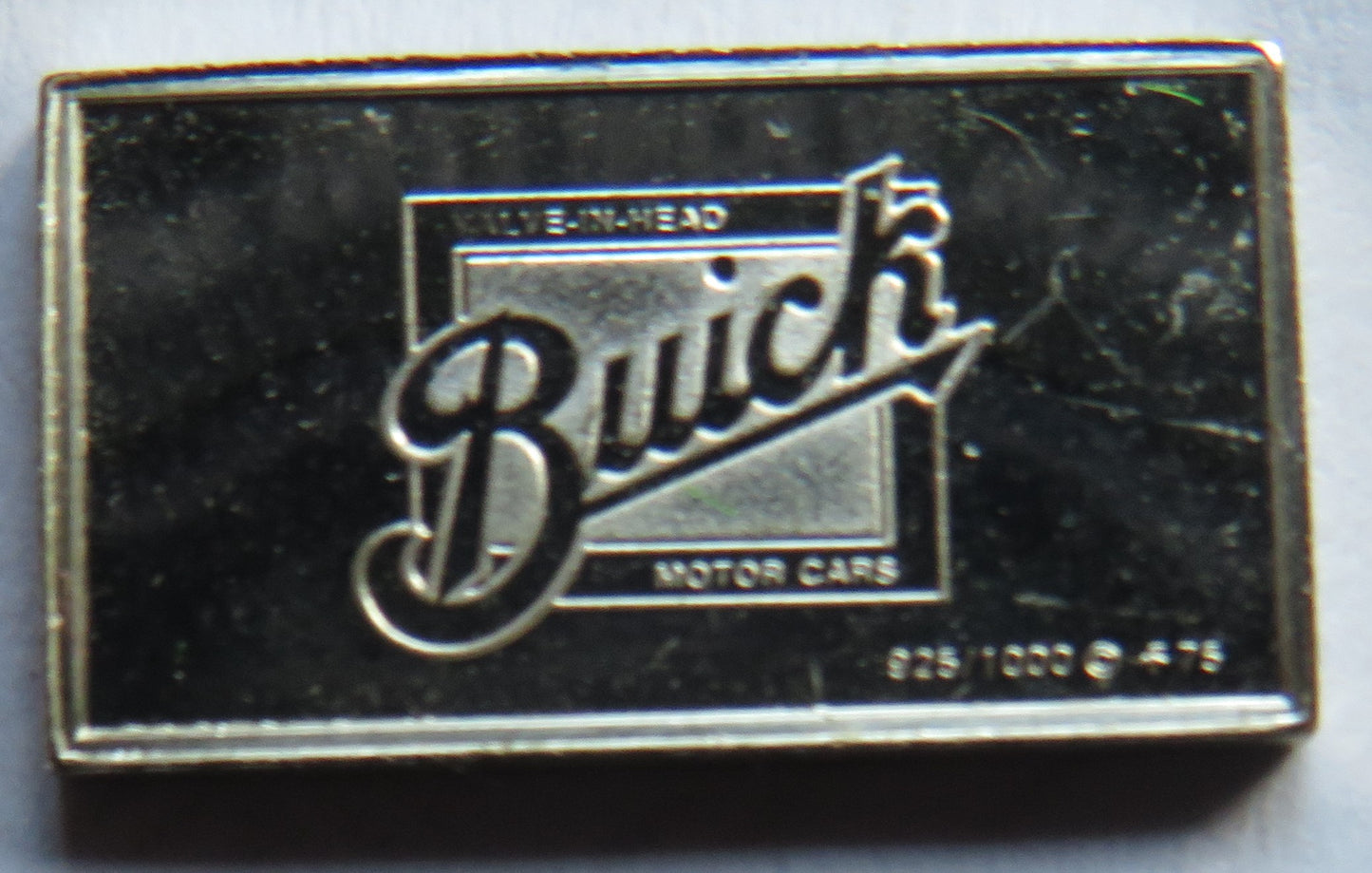 Small Sterling Silver Ingot Classic Cars 1909 Buick By John Pinches