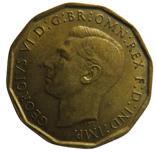 1942 King George VI Threepence Coin In Higher Grade - Great Britain