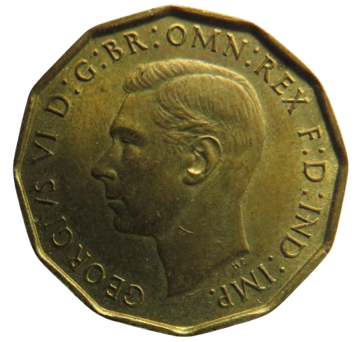 1937 King George VI Threepence Coin In Higher Grade - Great Britain