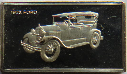 Small Sterling Silver Ingot Classic Cars 1928 Ford By John Pinches