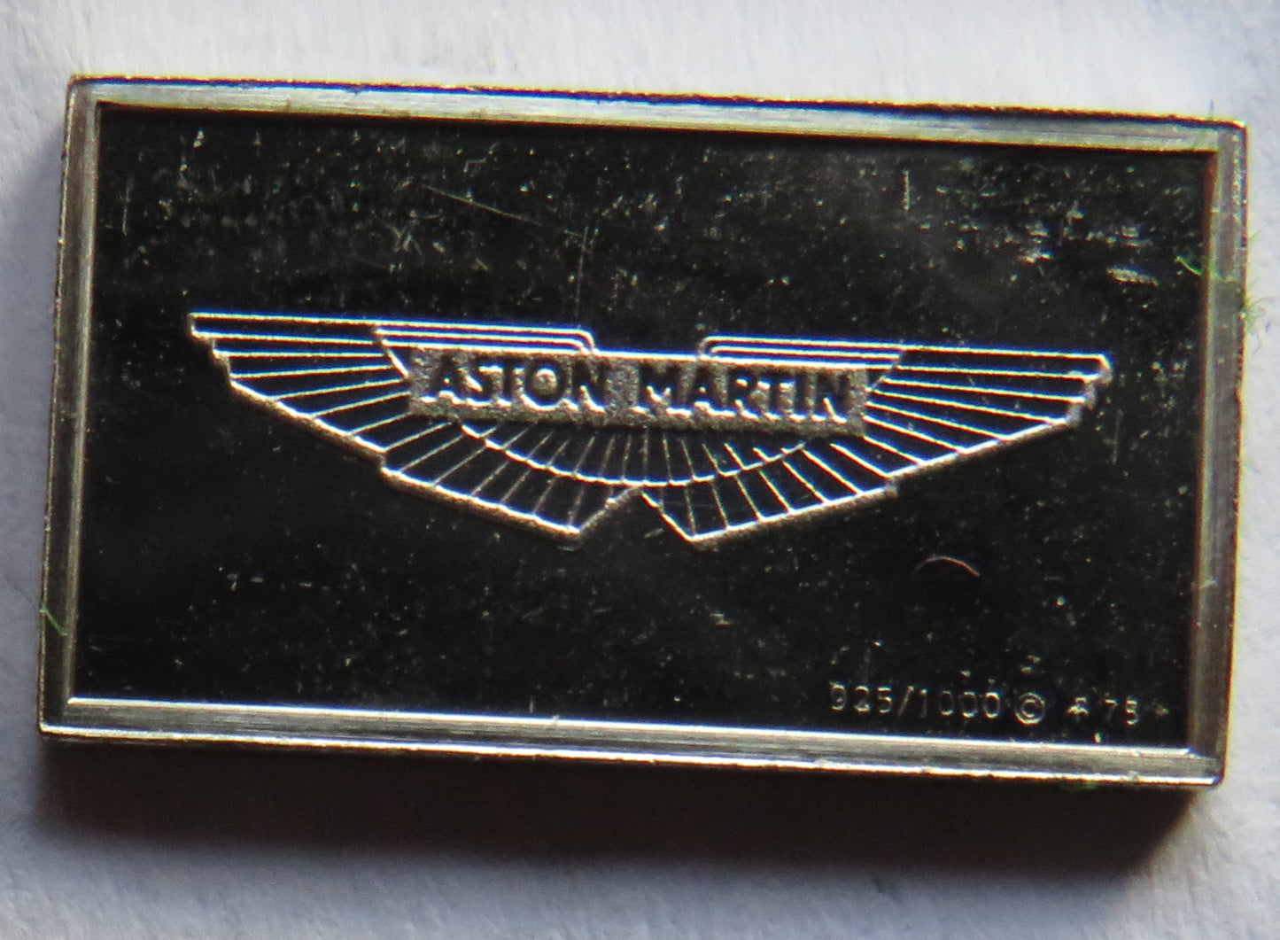 Small Sterling Silver Ingot Classic Cars 1950 Aston Martin By John Pinches