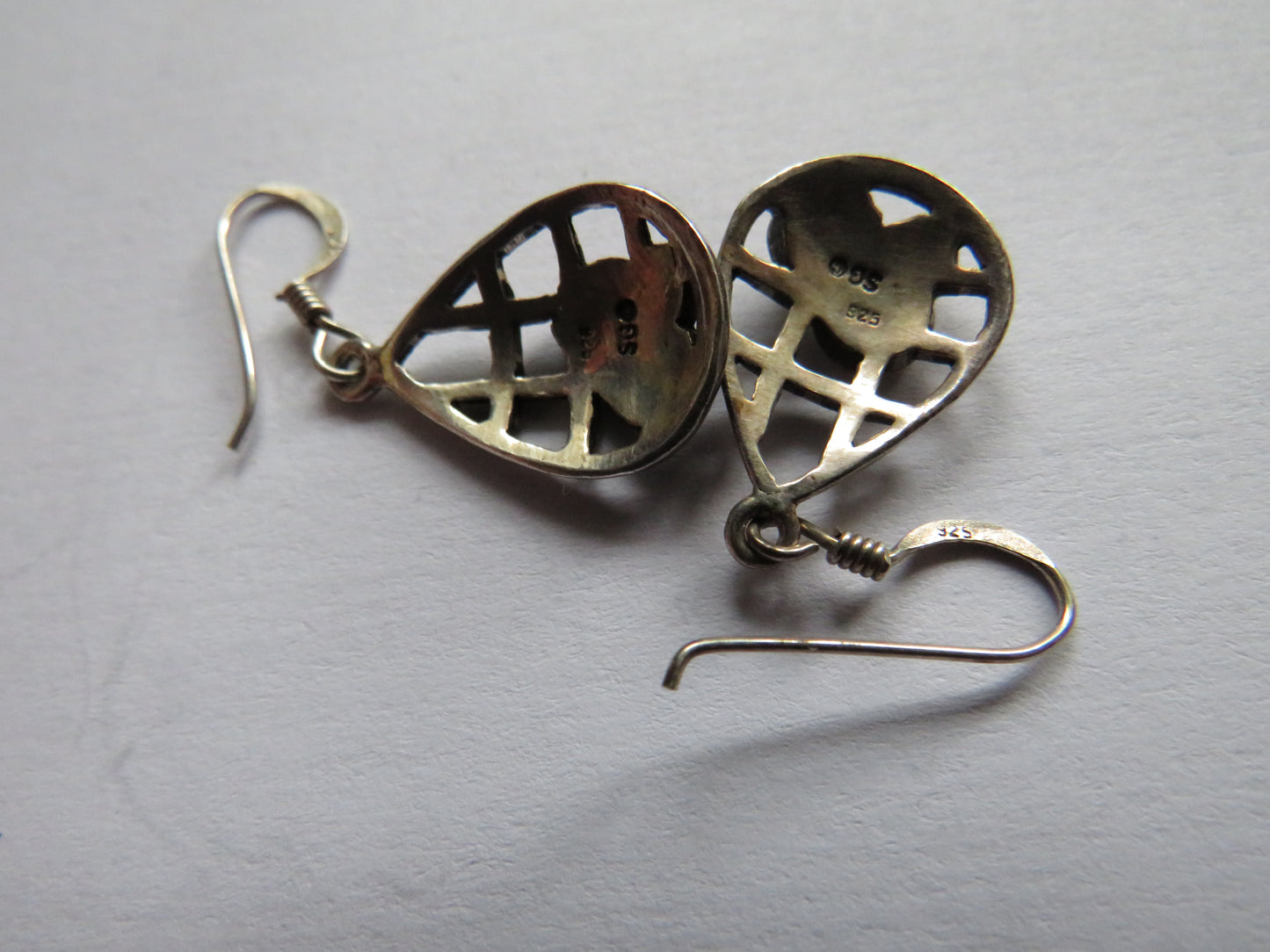 Ladies Sterling Earrings In The Style of Charles Rennie Mackintosh