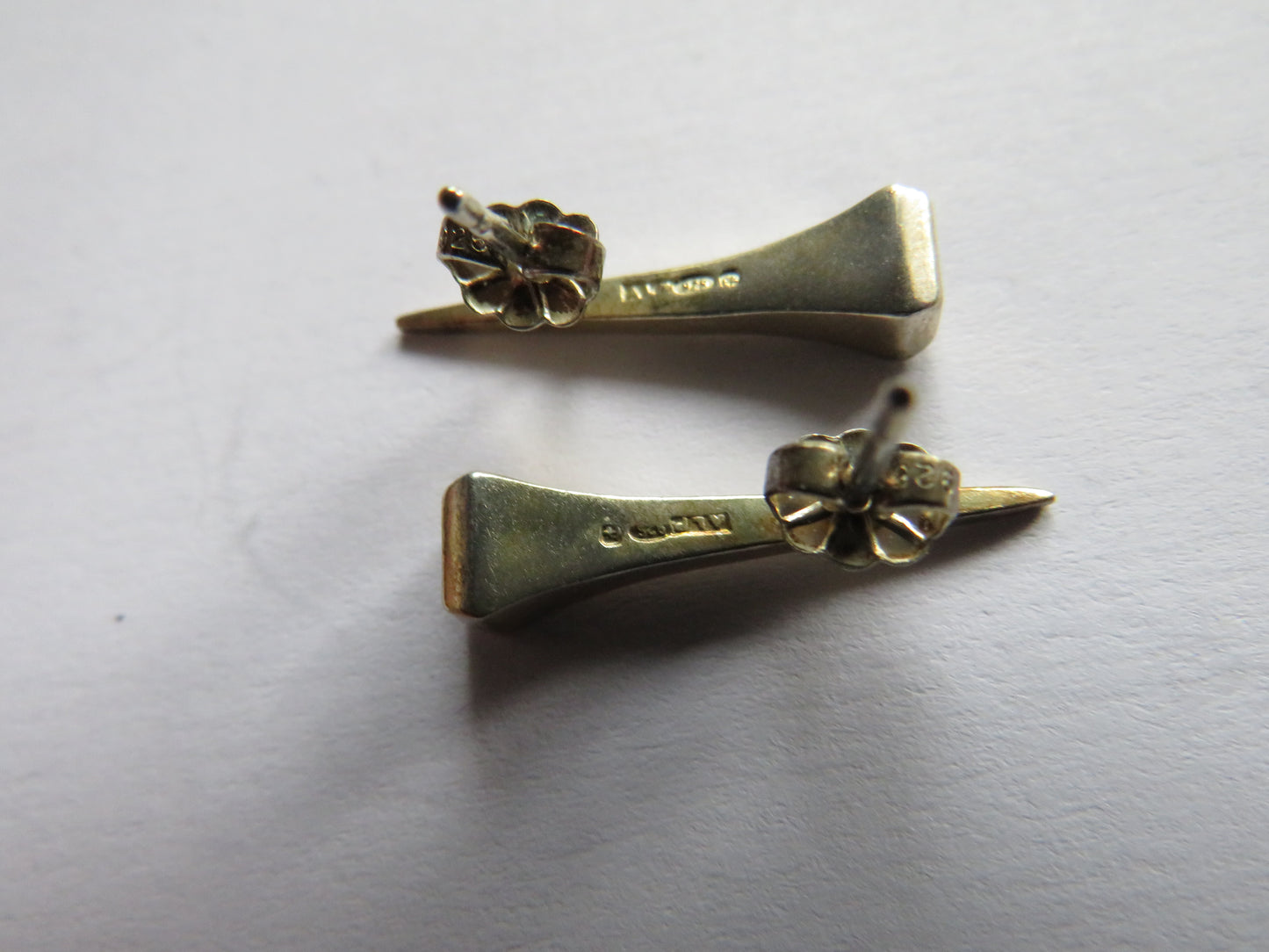 Good Quality Ladies Sterling Silver Earrings Fully Hallmarked