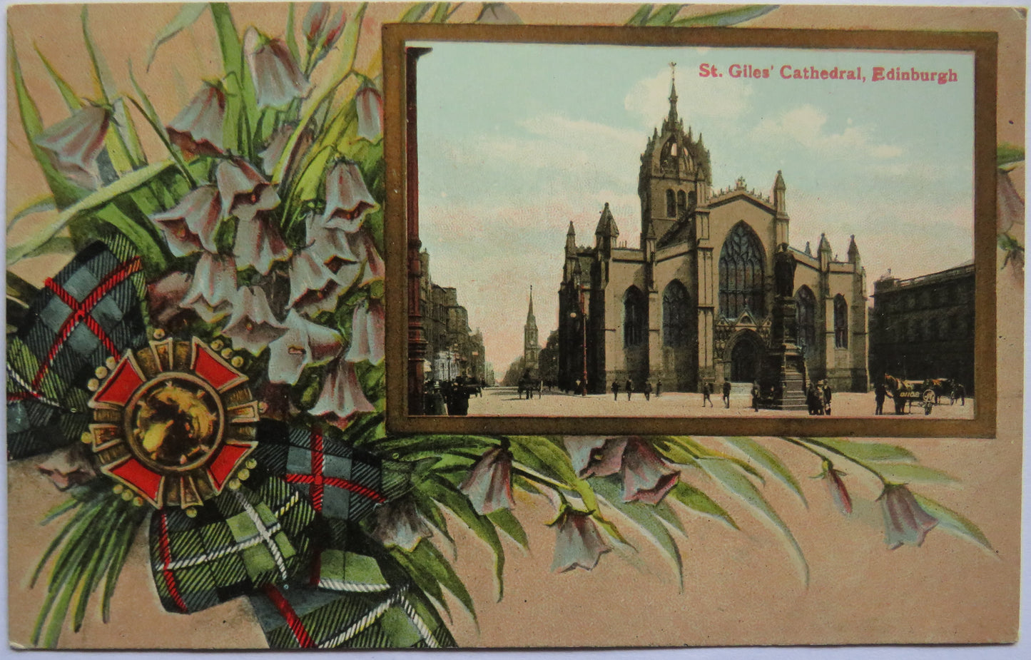 Vintage Postcard of St. Giles Cathedral, Edinburgh