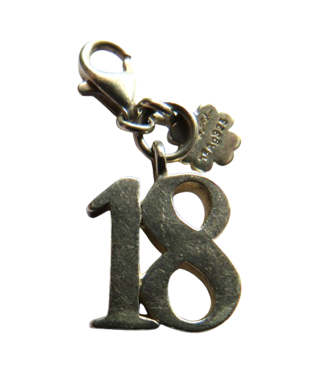 Sterling Silver 18th Birthday Charm By Thomas Sabo