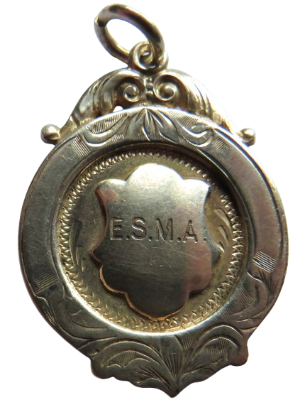 Antique Sterling Silver Fob Medal