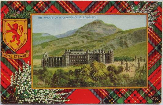 Vintage Postcard of The Palace of Holyroodhouse, Edinburgh