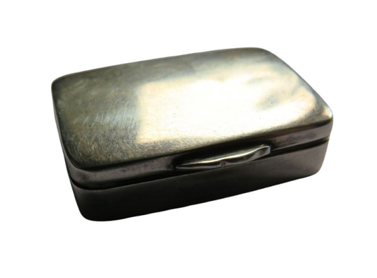 Antique Small Sterling Silver Box Hallmarked Birmingham 1911