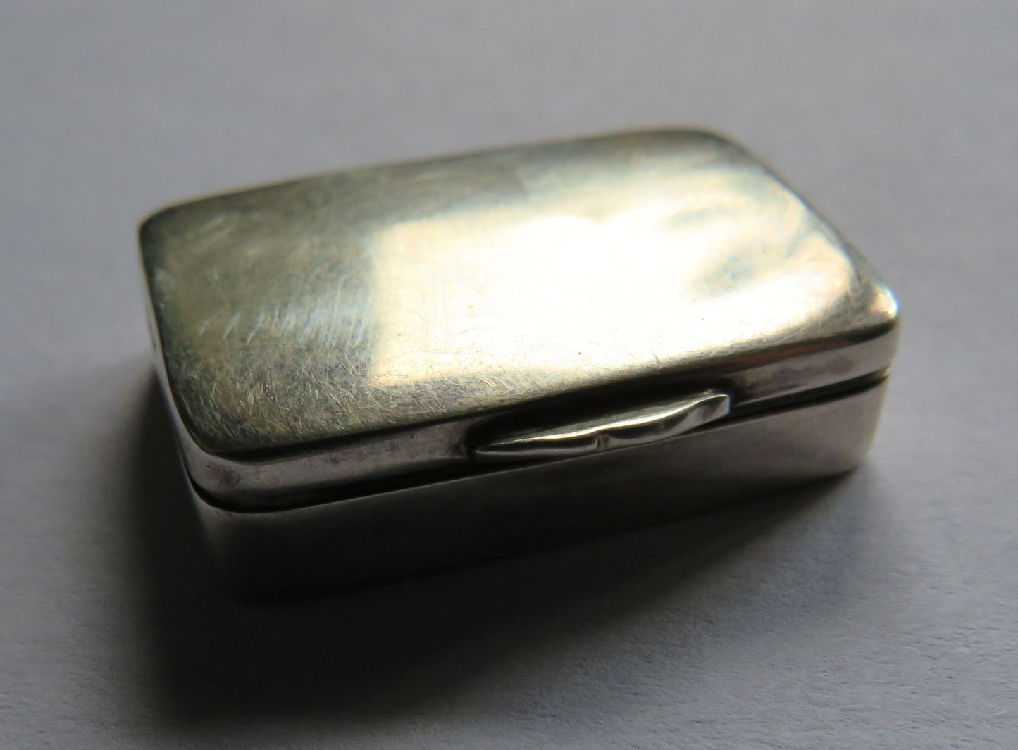 Antique Small Sterling Silver Box Hallmarked Birmingham 1911