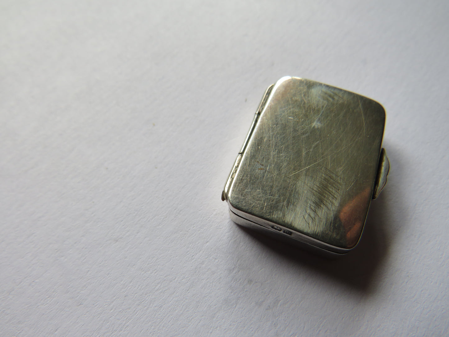 Antique Small Sterling Silver Box Hallmarked Birmingham 1911