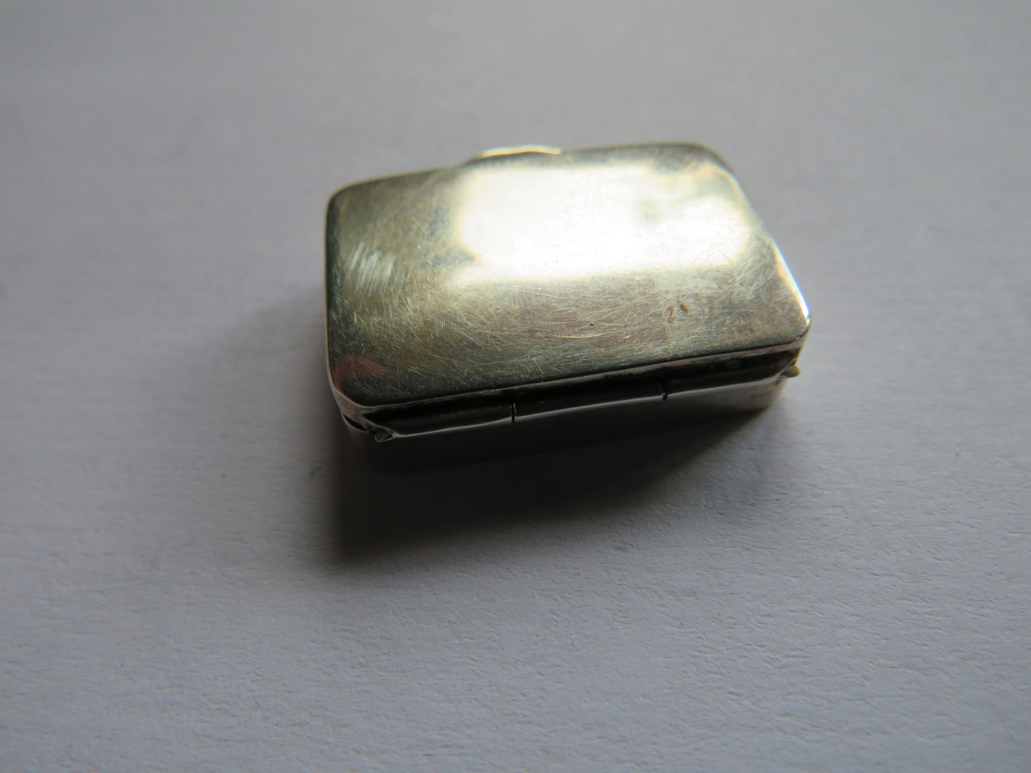 Antique Small Sterling Silver Box Hallmarked Birmingham 1911
