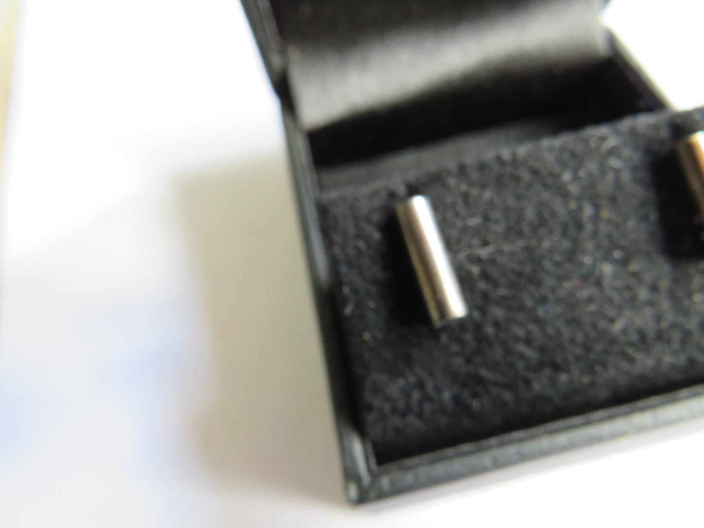 Stylish Pair of Ladies Sterling Silver Earrings In Box