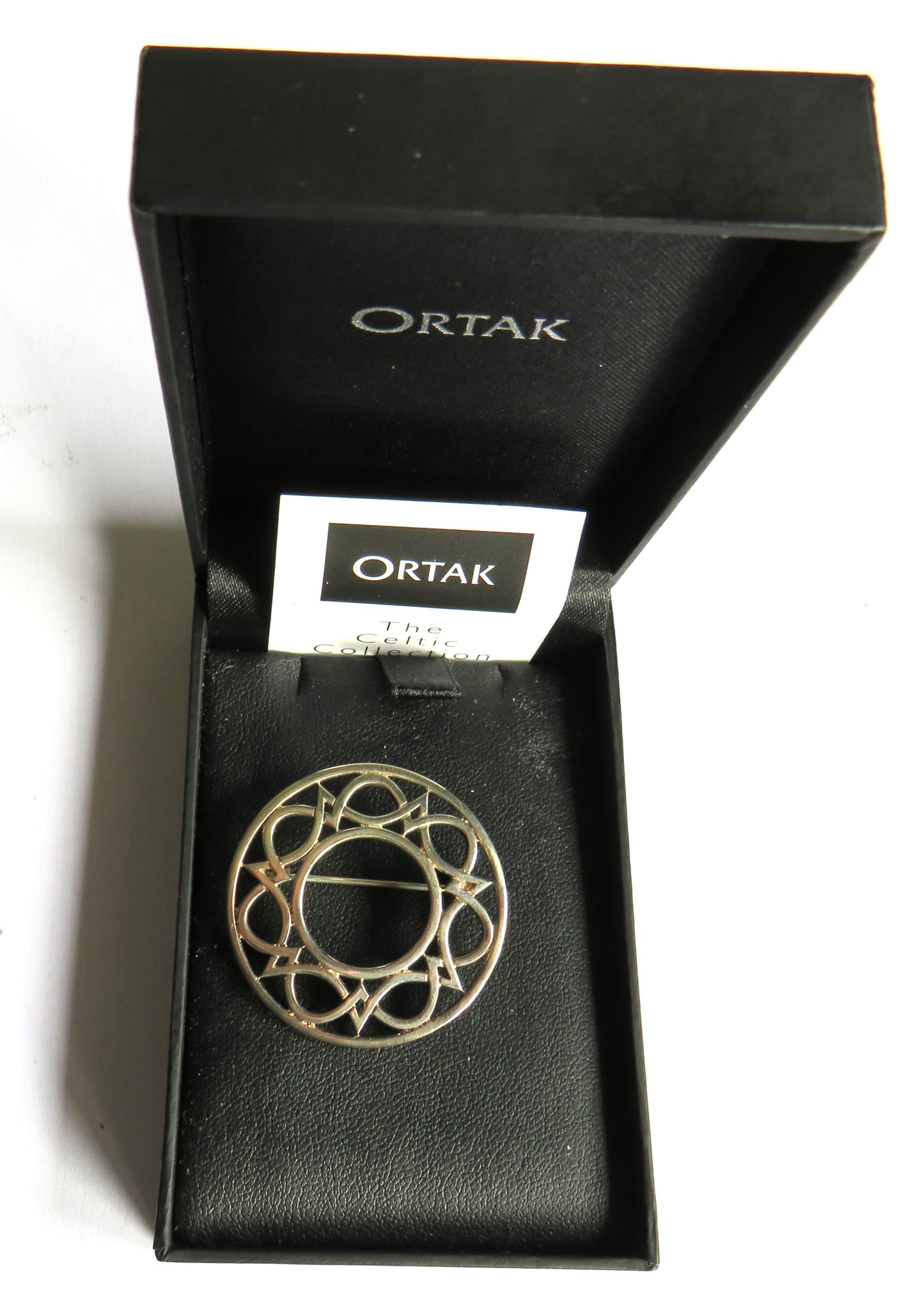Sterling Silver Ladies Celtic Brooch By Malcolm Gray Ortak