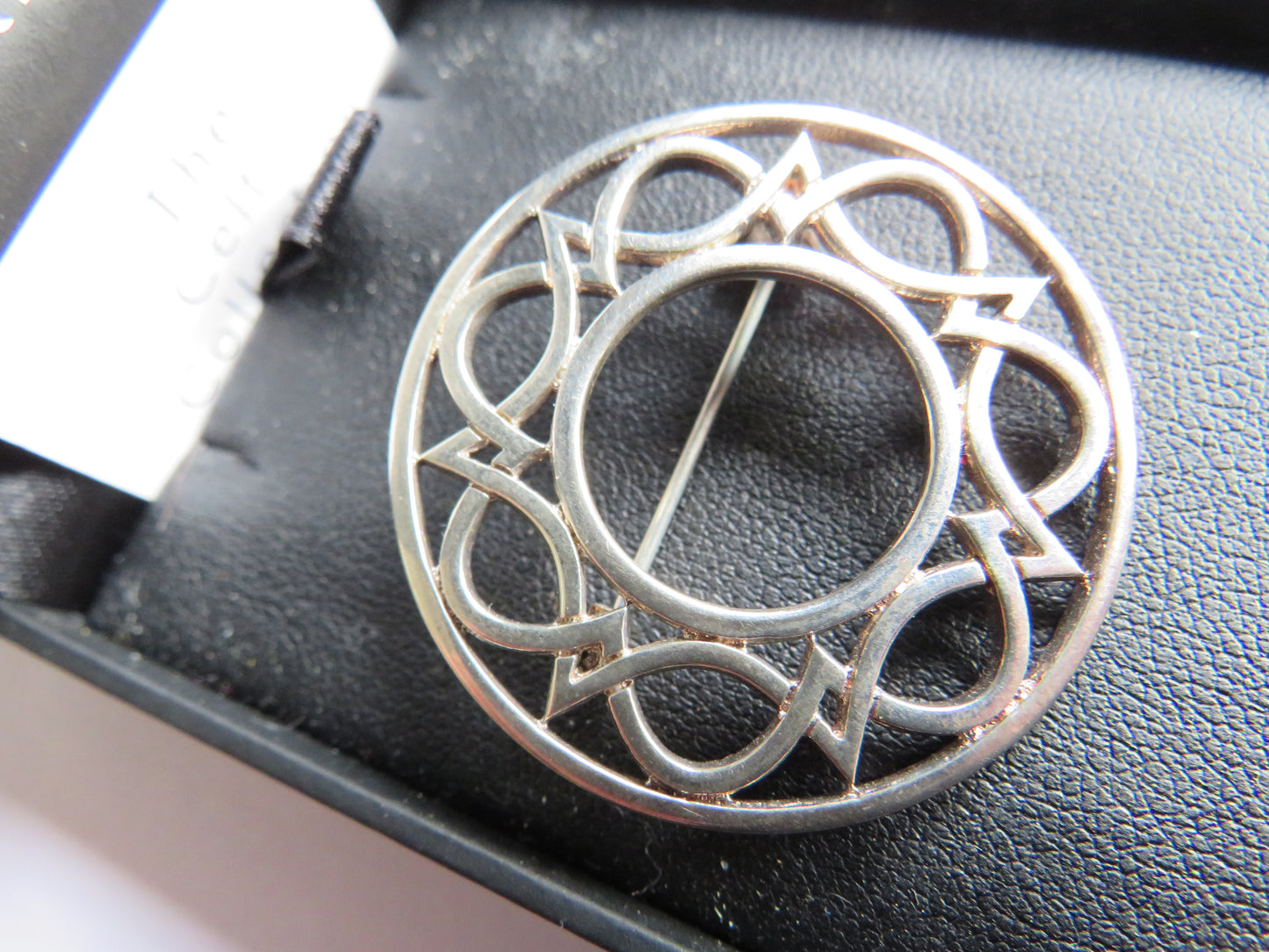Sterling Silver Ladies Celtic Brooch By Malcolm Gray Ortak