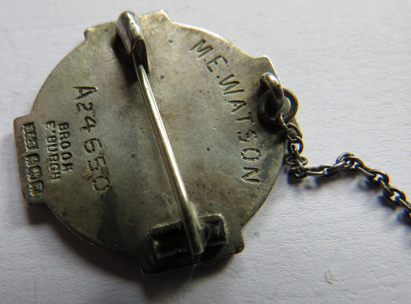 Registered General Nurse Scotland Sterling Silver Badge