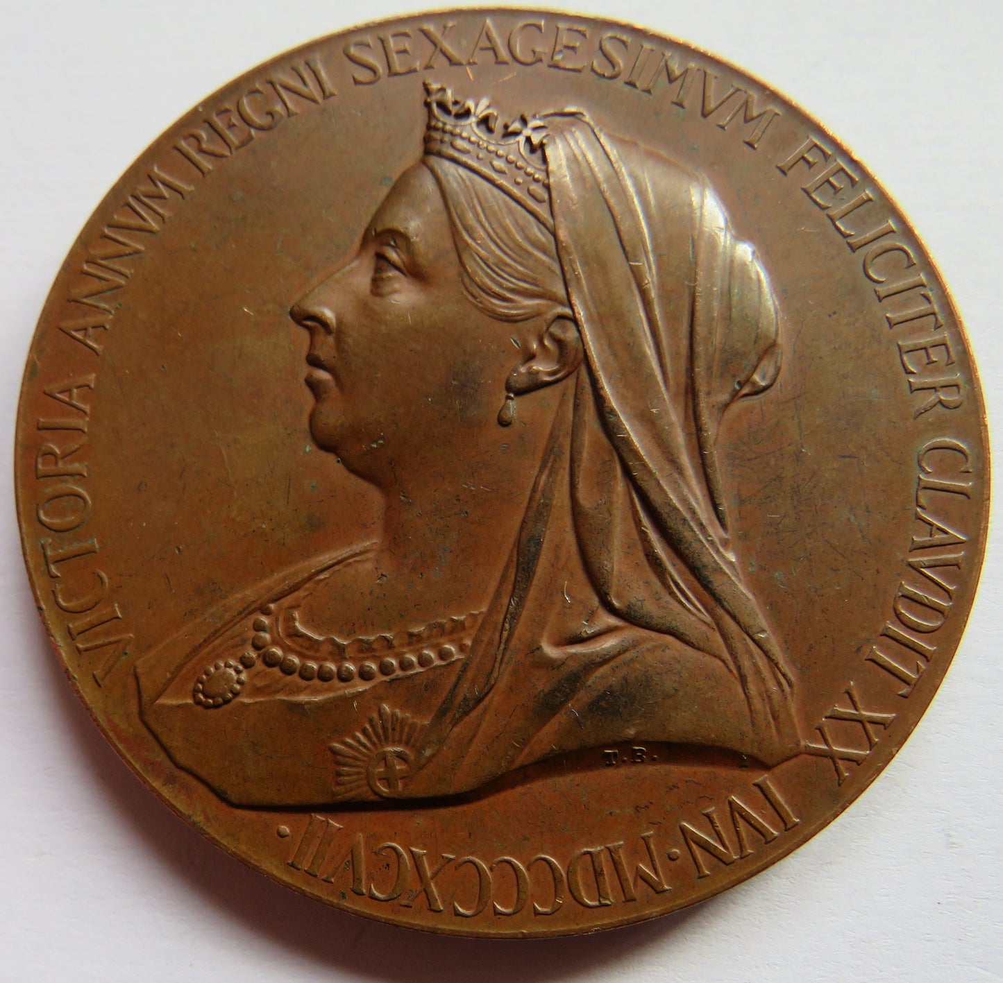 1837-1897 Queen Victoria Diamond Jubilee Large Bronze Medal
