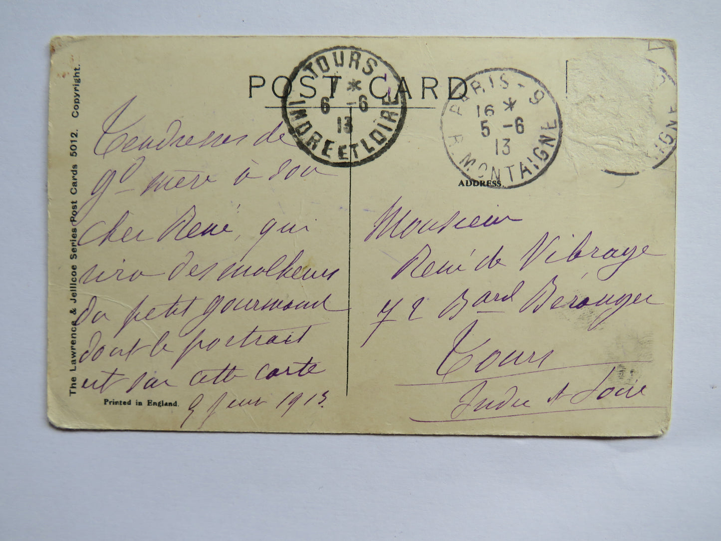 Vintage Comical Postcard "A Walk Over" 1913