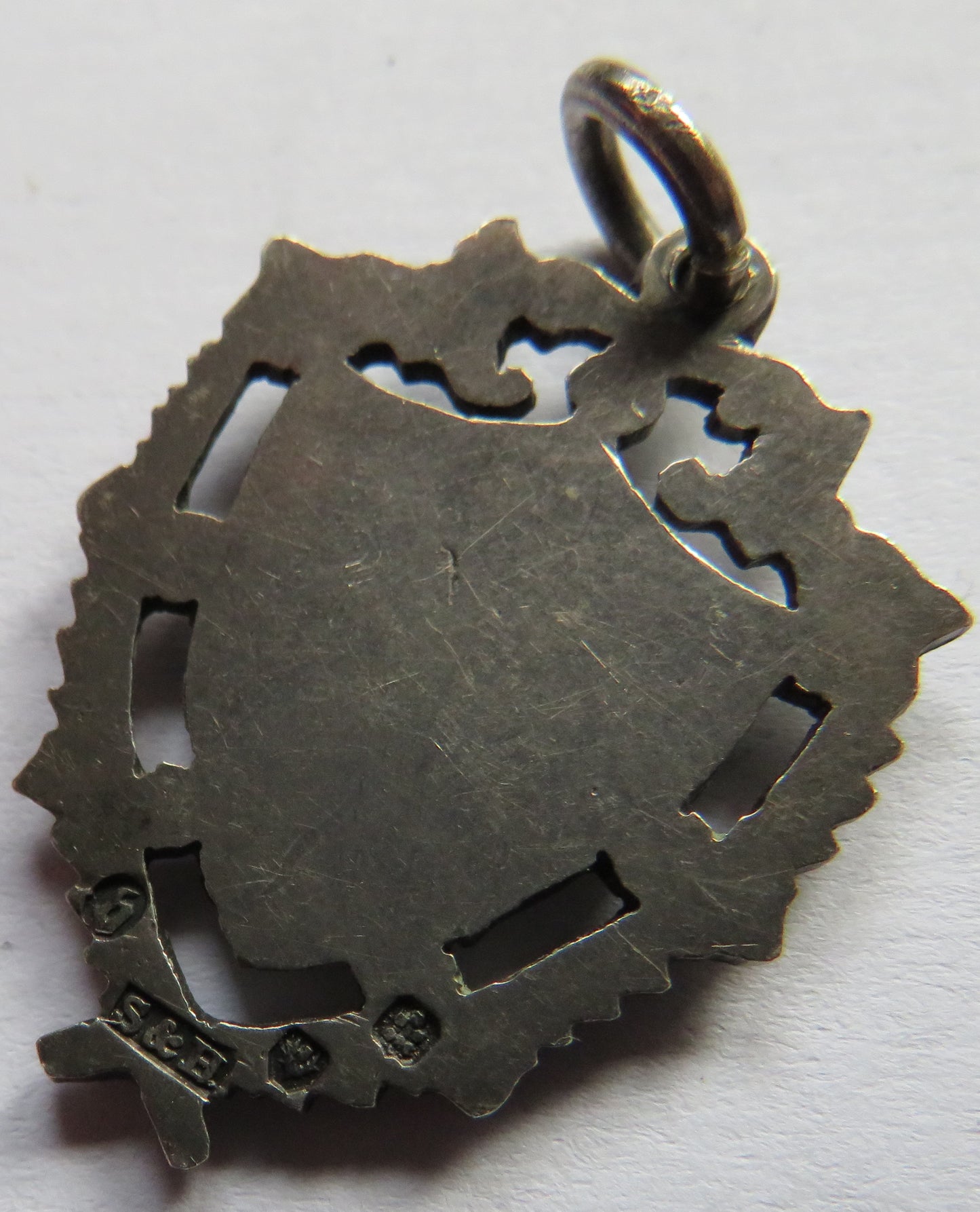 Q.R.V.B R.S Sports 1902 Sterling Silver Antique Fob Medal