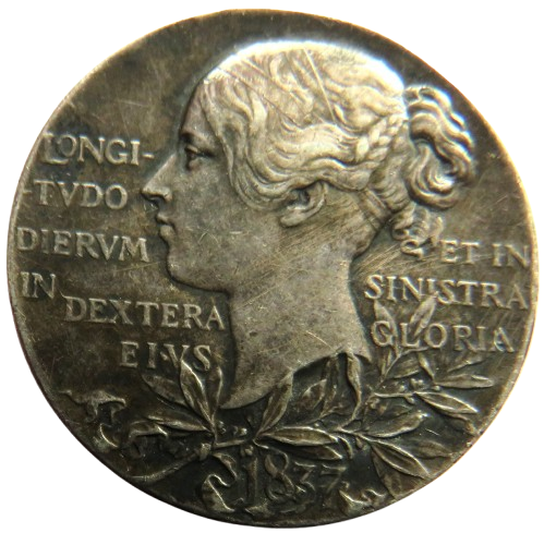 1837-1897 Queen Victoria Diamond Jubilee Silver Medal