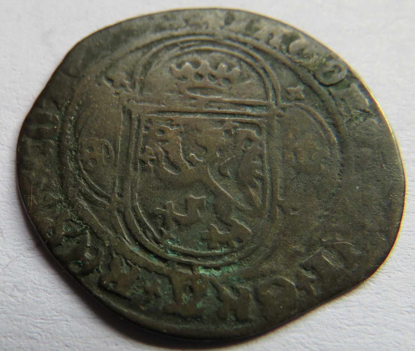 1488-1513 King James IV Scotland Billon Plack Coin