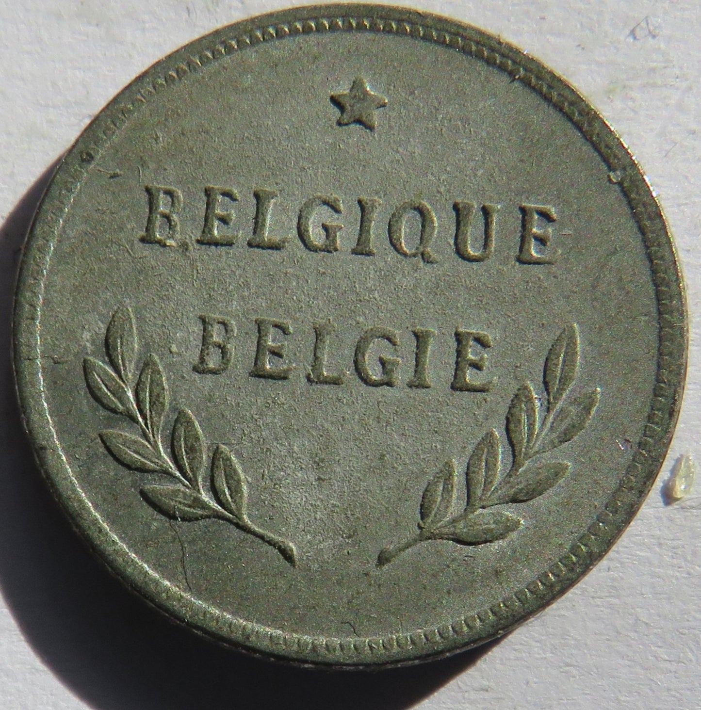 1944 Belgium 2 Francs Coin