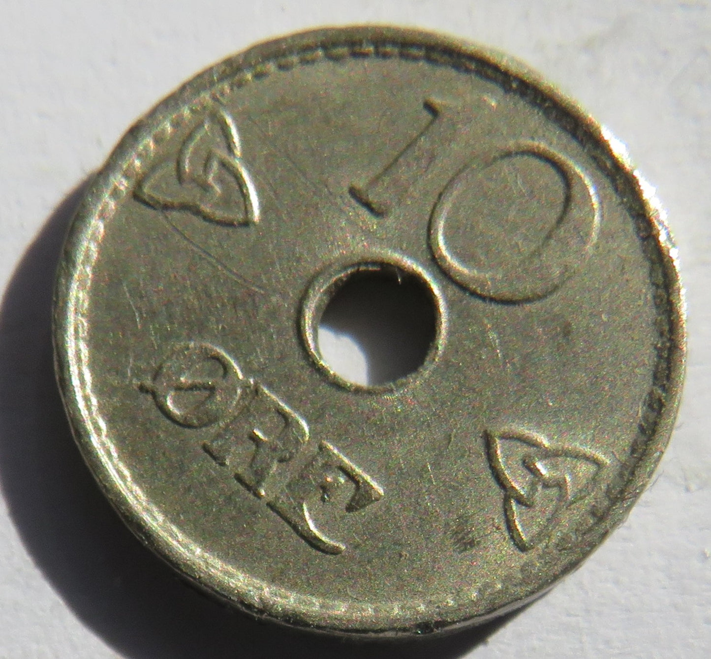1937 Norway 10 Ore Coin