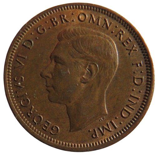 1943 King George VI Halfpenny Coin In Higher Grade - Great Britain