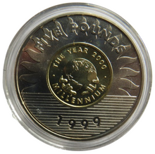 Load image into Gallery viewer, 1999 Guernsey £5 Commemorative Coin Millennium 2000
