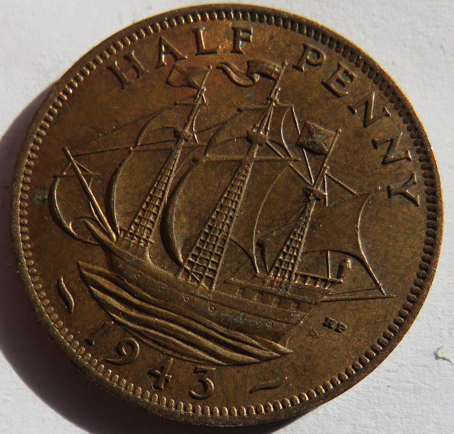 1943 King George VI Halfpenny Coin In Higher Grade - Great Britain