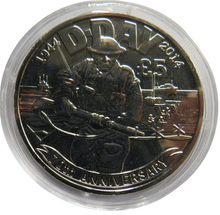 Load image into Gallery viewer, 2014 Jersey £5 Commemorative Coin D-Day Landings
