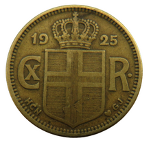 Load image into Gallery viewer, 1925 Iceland 2 Kronur Coin
