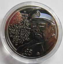 Load image into Gallery viewer, 2015 Jersey £5 Commemorative Coin Winston Churchill
