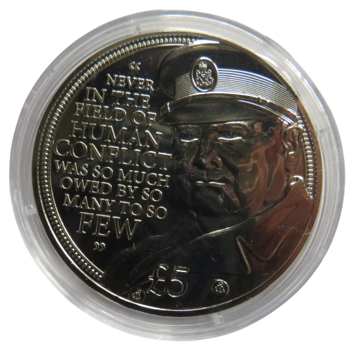 2015 Jersey £5 Commemorative Coin Winston Churchill