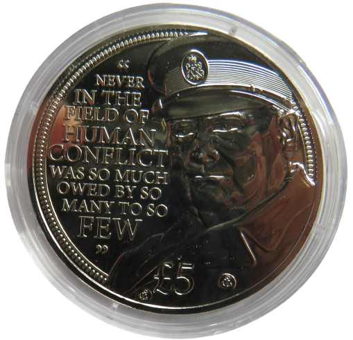 2015 Jersey £5 Commemorative Coin Winston Churchill